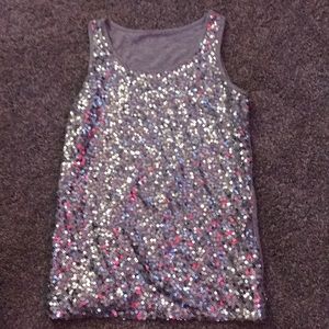 Sparkly tank top
